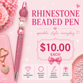 Rhinestone Beaded Pen- Live Claim only